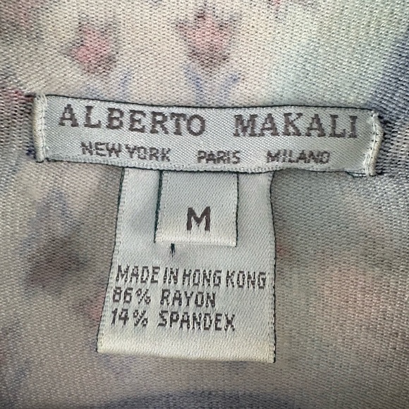 Vintage Alberto Makali Multicolor Graphic Women's Sweater With Sequins Artsy - Picture 5 of 9